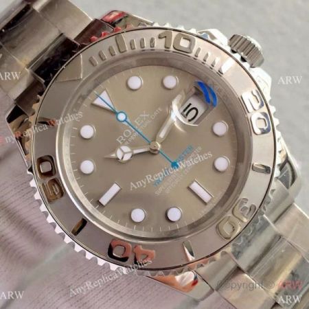 Replica Swiss ETA Rolex Yacht master Grey Face Watch 40mm